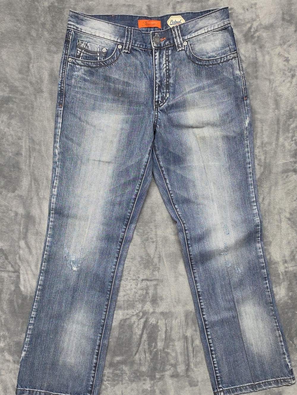 Petrol Industries Men’s Straight Jeans - Faded Blue sz 32